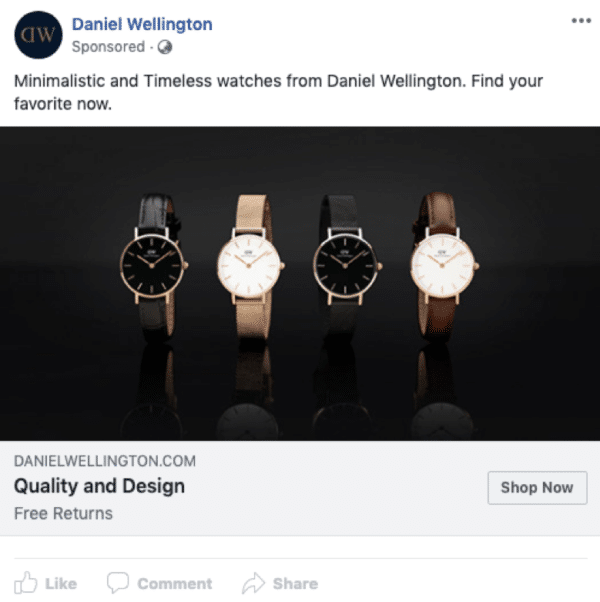 Facebook ads example 2