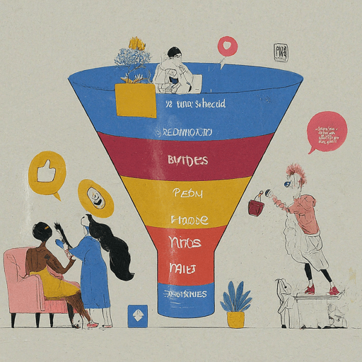 Marketing funnel example 